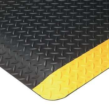 Industrial ESD diamond plate rubber anti-fatigue mat