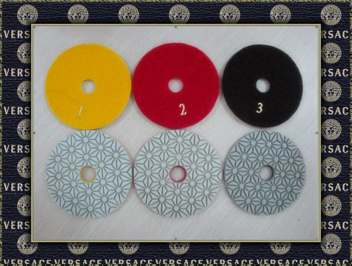 3steps Diamond Flexible Polishing Pad Wet