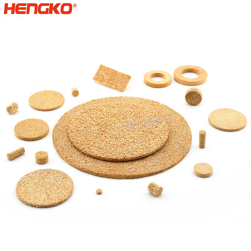 Sintered 20 60 micron porous filter metal brass bronze stainless steel plate sheet