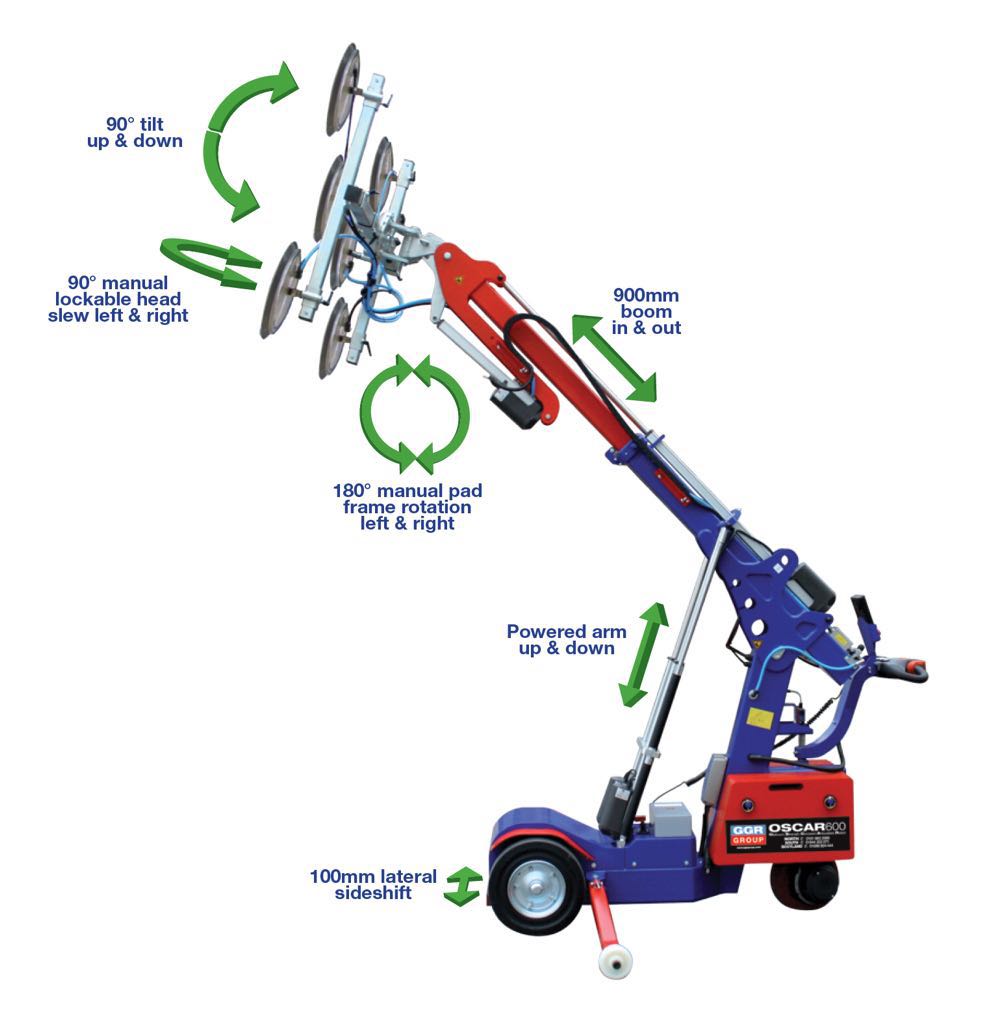 New Model Vacuum Lifter Glass Glazing Robot Manipulator