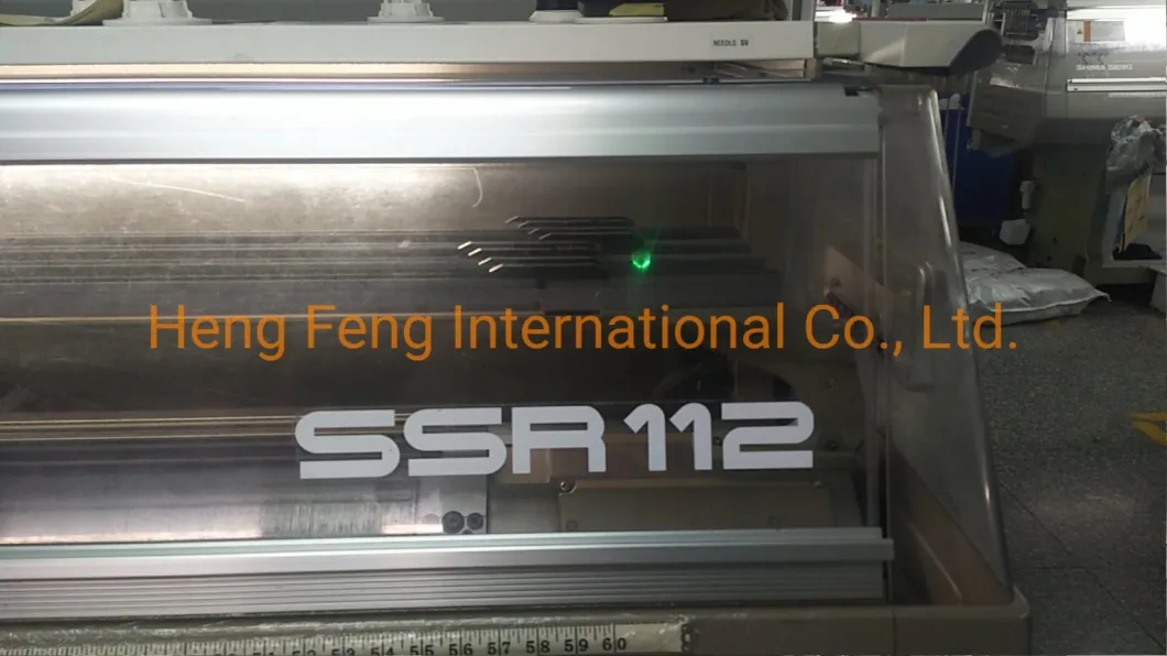 Shima Seiki SSR 112sv 12g Year 2015 Used Flat Knitting Machine Running in The Factory