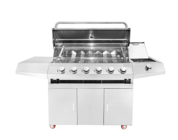 Gas Grill With Multiple Burners