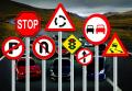 Traffic Signage Post Aluminum Alloy Road Safety Sign