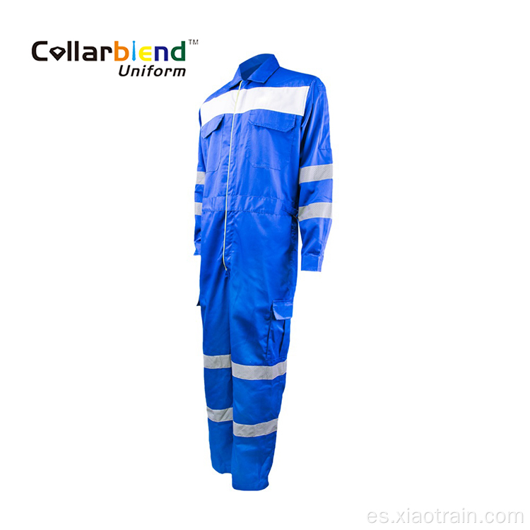 Traje de trabajo reflectante azul FR Safety Overall