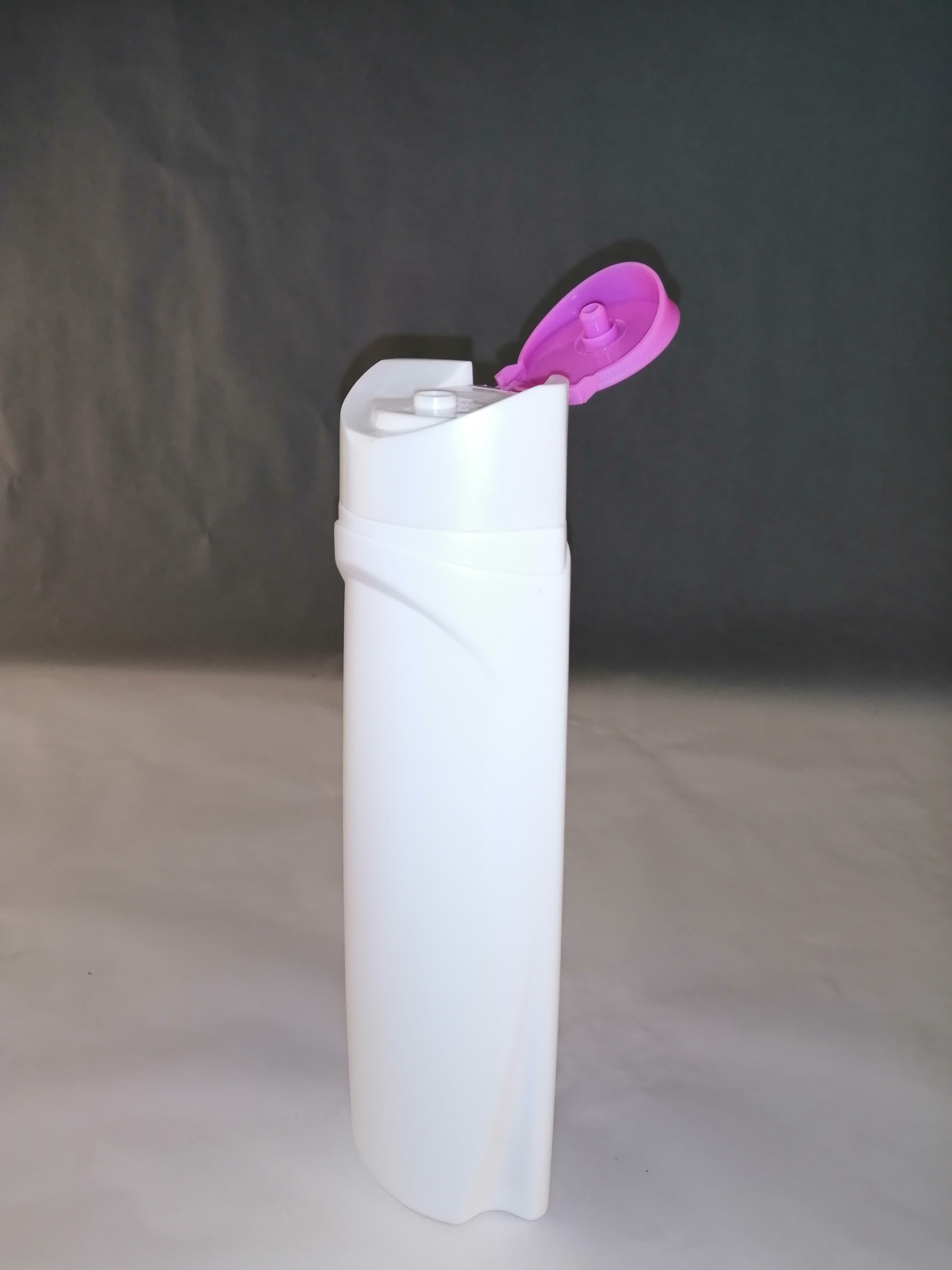 400 ml shampoo bottle HDPE push on cap all colors customer private logo flip top