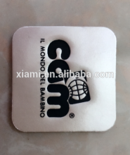 hot sale engraved letter high frequency printed leather garment label