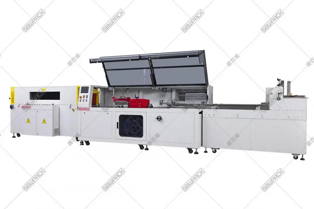 All-Servo Continuous Motion Side Sealer With Shrink Tunnel