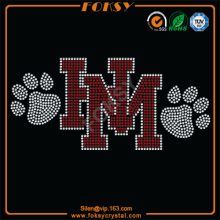 HM Paw rhinestone heat transfers