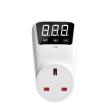 Adjustable Voltage Protector Socket Automatic Power Surge Protector UK Plug Socket Under Overvoltage Protection