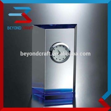 crystal clock for engraving,crystal clock gifts