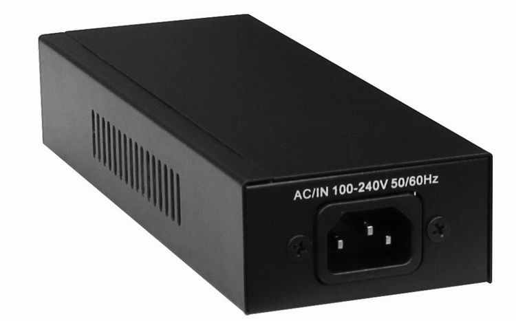 60W 90W 100W Strom über Ethernet 48 V 52 V 0,5A 1,5A 2A 3A 802.3AF/AT/POE ++/BT 1000Mbit/s Gigabit Poe Injector (Metallfall)