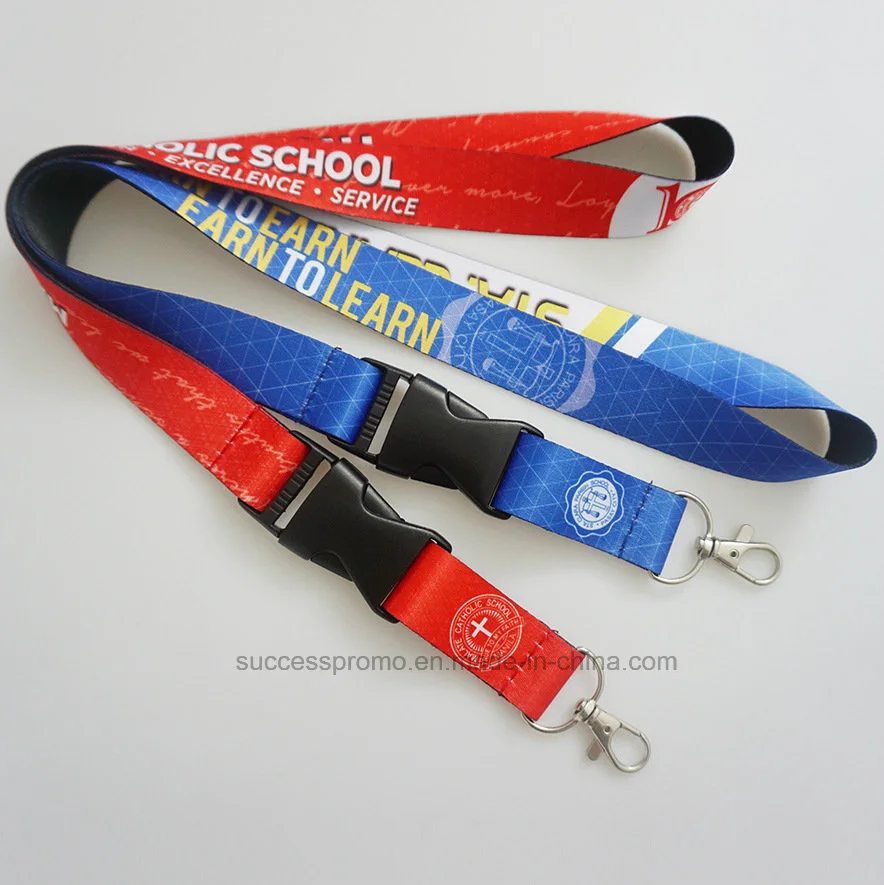 Customized Size and Logo Printed Lanyard for Promotion