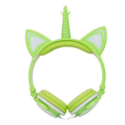 Wired Foldable Unicorn Headphones for Christmas Gifts