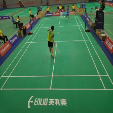 Tapis de terrain de badminton antidérapant BWF