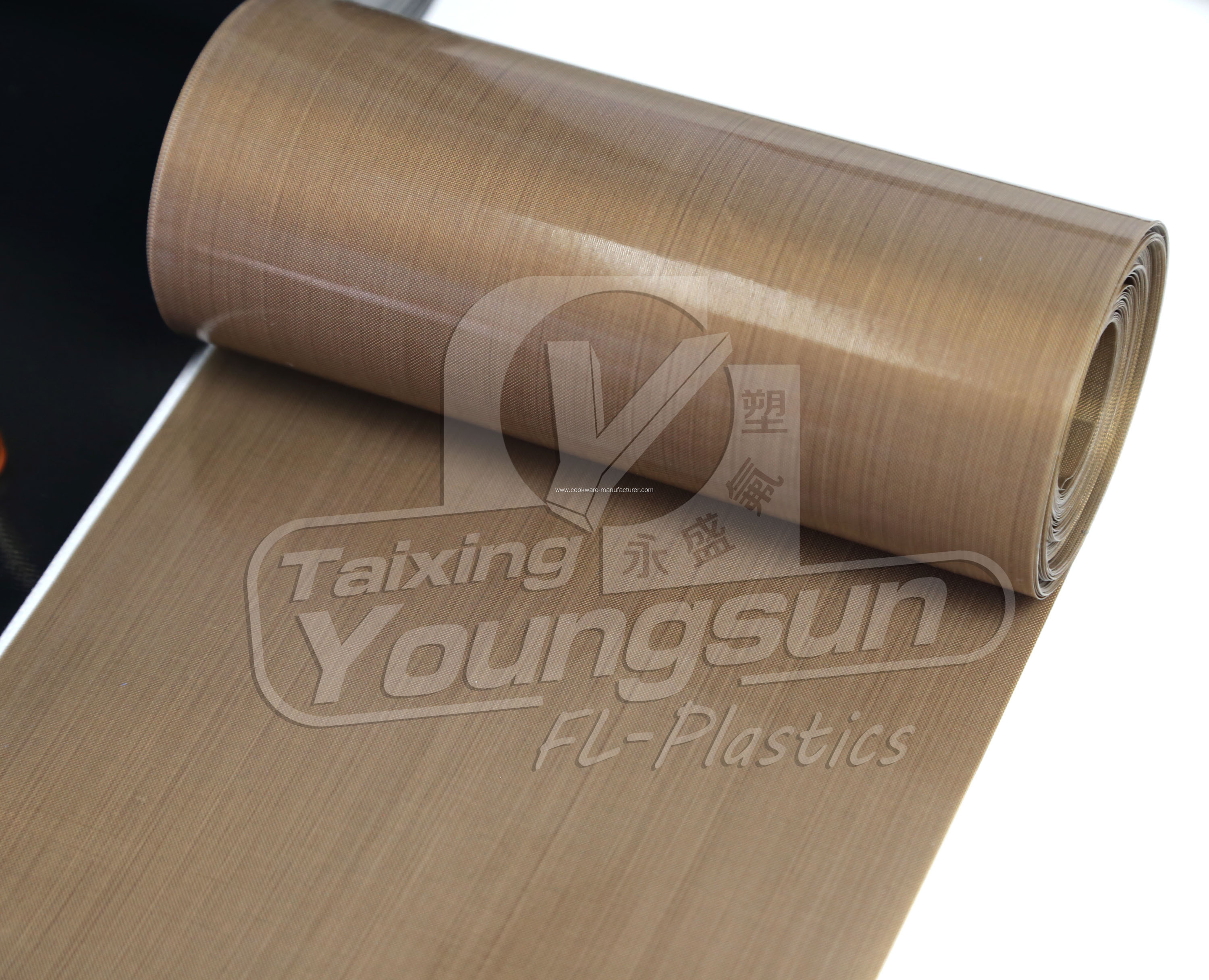 Non-stick PTFE coated glass fabrics for sealing machine