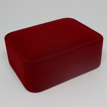 Velvet material jewelry boxes for necklace