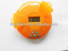 Pill box with clock