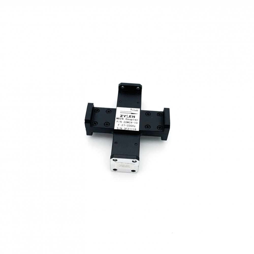 WR28 10DB 27-33GHz الموجي الصليب Cross Coupler 4 المنافذ