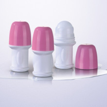 50ml empty refillable plastic roll on bottle for cosmetic deodorant container plastic deodorant roll on bottle manufacturer