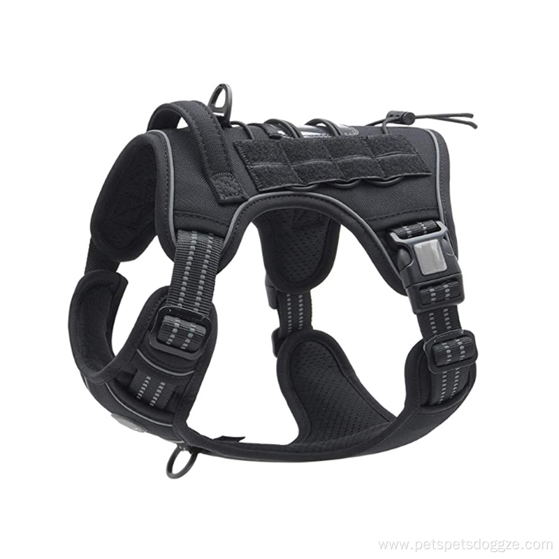 Outdoor Ajustable Military nylon Tactical dog harness