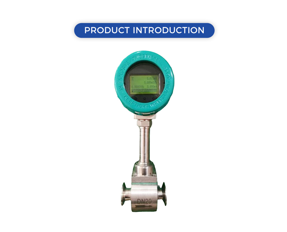 Вихревой расходомер с тремя зажимами X Tri-clamp Vortex Flowmeter X