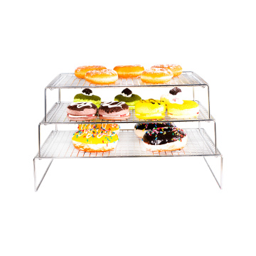 Three-layer Foldable Thick Wire Baking Cooling Rack