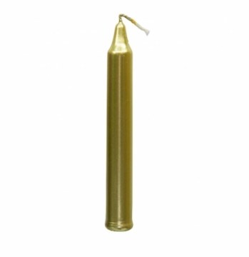 4 Inch Metallic Mini Gold Color Chime Candles