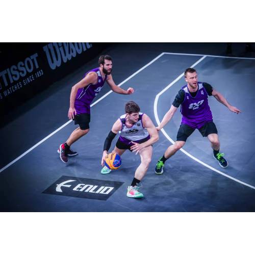 FIBA 3x3 Mahkamah Rasmi Ses Elite Interlocking Jubin Diluluskan oleh FIBA ​​&amp; FIBA ​​3x3