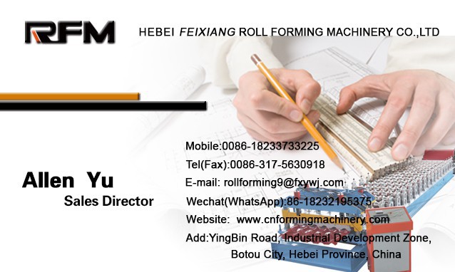 Feixiang latest design shutter door forming machine