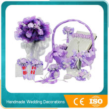 beautiful purple handmade wedding table decorations