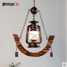 Antique Ship Modern Metal Lantern Pendant Lamp