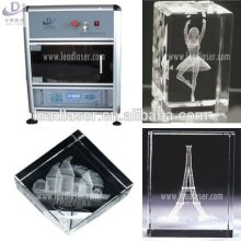 Affirmatory Technical 3D inside crystal trophy image engraved laser machine