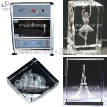 Affirmatory Technical 3D inside crystal trophy image engraved laser machine