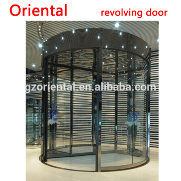 light frame revolving door with engineer guide