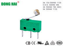 Subminiature Basic Micro Switch Quick Connect Terminal