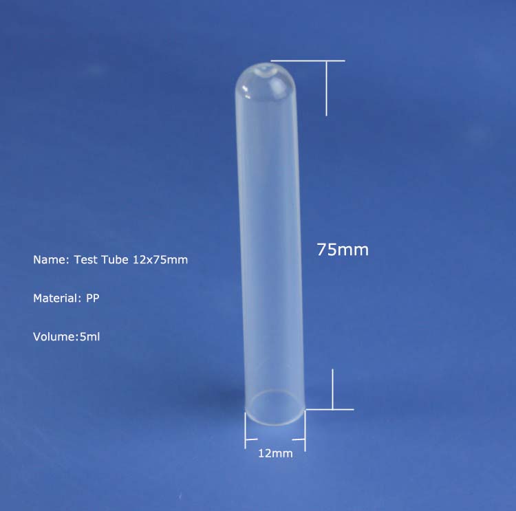 Plastic Lab plasticware Customized Test Tube