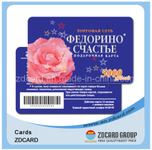 UV Printed/ Thermal Printed Barcode /Personalized Member Cards