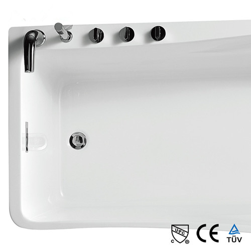 High Glossy Acrylic Simple Seamless Joint Design Bathtub