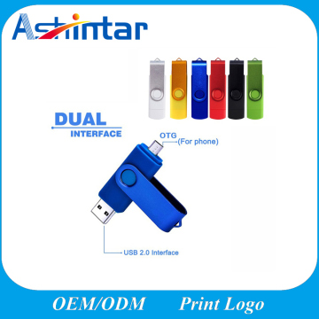 Plastic USB Flash Drive Pen Drive Phone USB Stick OTG USB Flash Disk