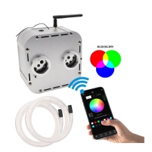 32W RGBW Dual Fiber Optic Twinkle Star Ceiling Light Kit