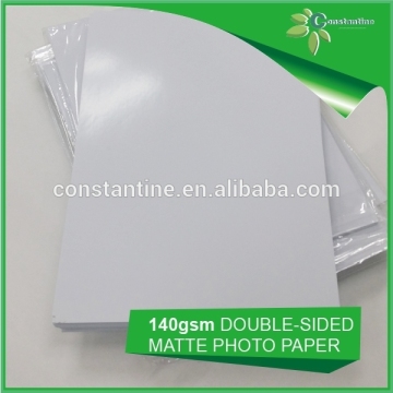 140gsm Double-sided/Two side photo paper Matte inkjet paper