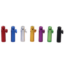 Cross-border new 54mm round head kettle shape portable metal snuff bottle