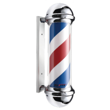 M101 Series CE Chrome Plated Waterproof Rotating LED Barber Shop Pole