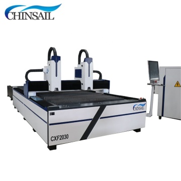2025 Fiber Optic Laser Cutting Machine 3000W Raycus Max RayTools Auto Focus Double Heads