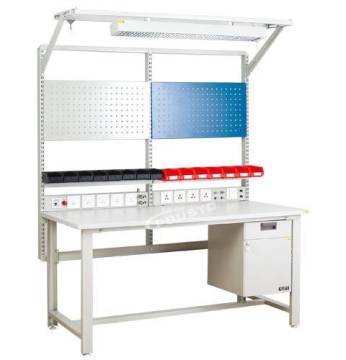 Lab ESD adjustable drawer workbench