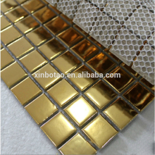 wholesale indian style luxury gold color ceramic mosaic tile for wall tile