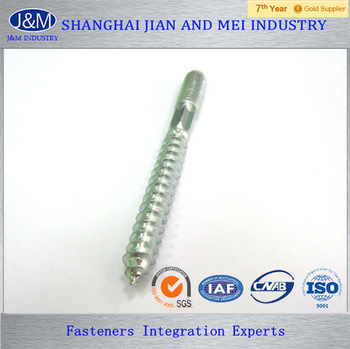 half thread double ended micro wood screw