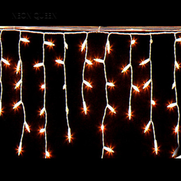 Snowing Icicle Lights: Christmas Lights Icicle Outdoor Holiday Decoration