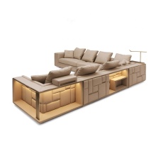 Modern Italian High-End Villa Furniture - Modular Sofa Set for Living Room