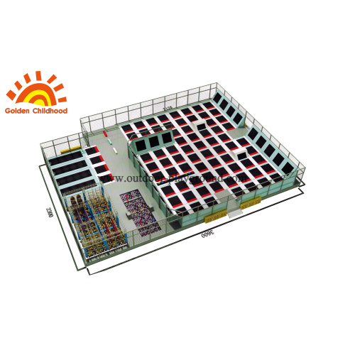 경쟁력있는 디자인 자체 실내 트램폴린